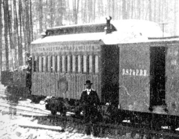 Bowers-Dure coach (#24?) at St. Elmo, 1883.