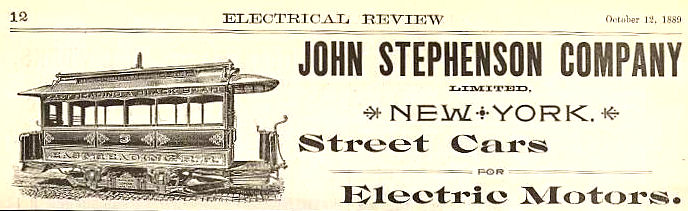 Stephenson 1889 Advertisement