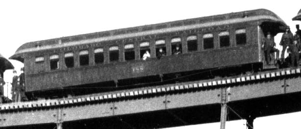 Colorado Central coach #188 on the GTL ca. 1887
