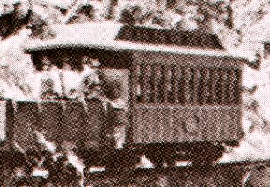 Coach #3 or #4 in Clear Creek Canyon, 1878