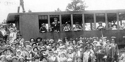 C&S observation car #123, July 1915