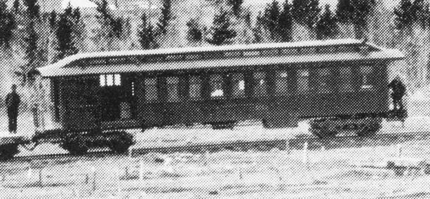 This may be coach #10 after conversion to a coach-baggage car