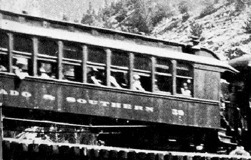 C&S coach #59 on Georgetown Loop, 1927