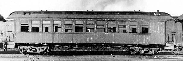 C&S coach #74 1938 at Denver