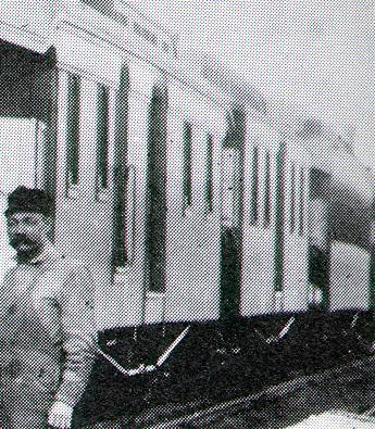 C&S baggage-mail #110 or #112 at Denver, about 1900