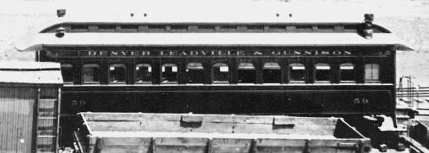 DL&G #59 at Pine, CO, in the 1890s.