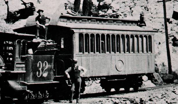DSP&P coach #9 at Stony Point in Clear Creek Canyon