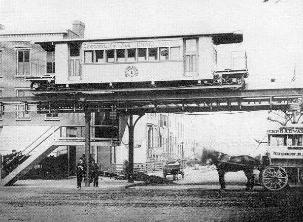 First Passenger Car of the West Side & Yonkers Patent Railway Company