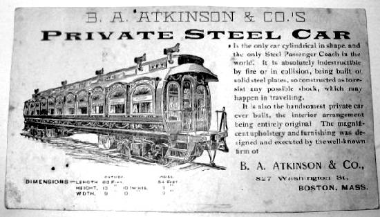 Atkinson business card