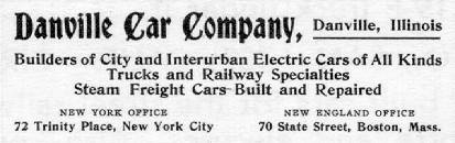 Danville Car Company Advertisement