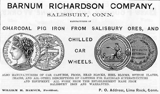 Barnum & Richardson Advertisement 1879