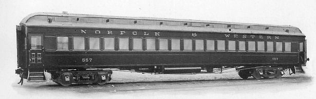 Norfolk & Western Coach built by Hicks, 1907