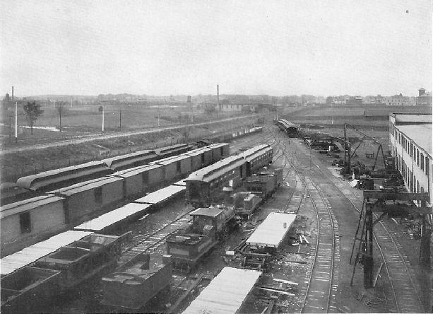 Hicks coach yard looking right from main building