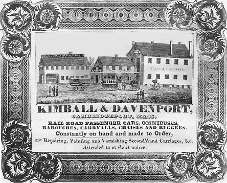 Kimball & Davenport 1835 Ad