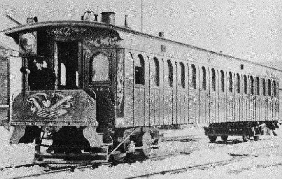 Steam motor car built by Manchester