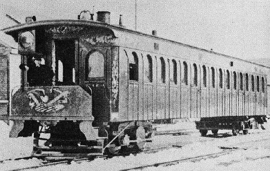 Steam motor car built by Manchester