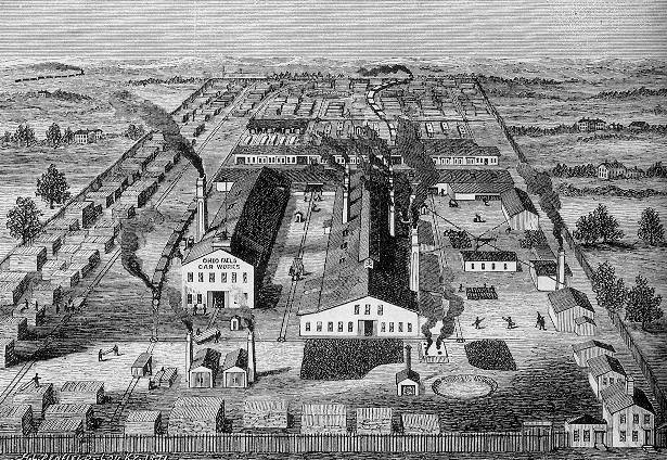 Ohio Falls Car Works, 1872