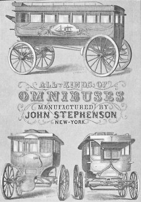 Stephenson Advertisement from 1853