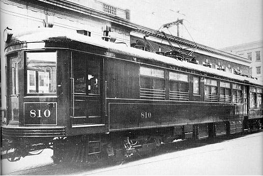 Michigan Railways Car #810 by St. Louis Car Co.