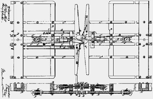 Miller Hook Patent Drawing, Top View