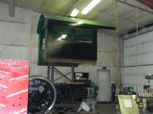 C&NW 1385 cab above frame