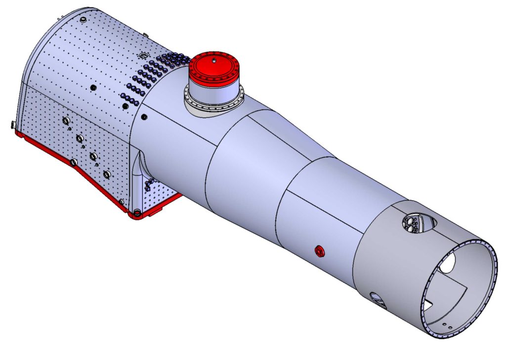 CNW 1385 Boiler Drawing 3D View