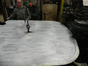 sheet metal with markings