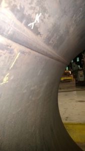 boiler course weld