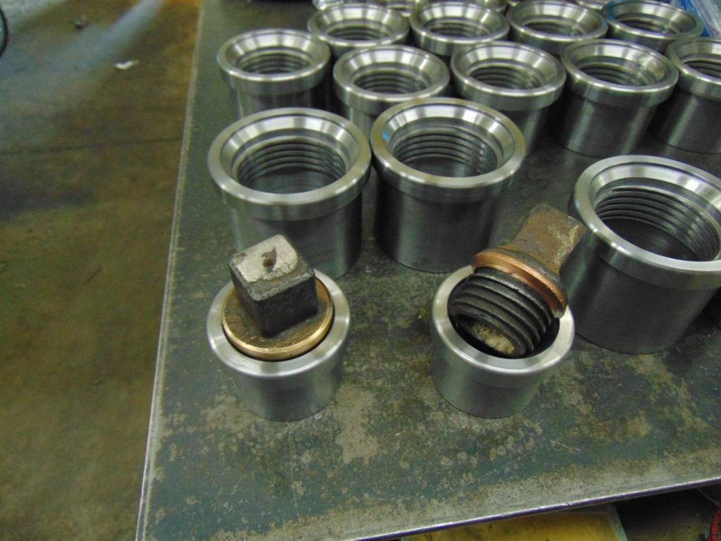 sample washout coupling and plug