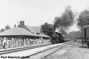 C&NW 1385 at Wausau. 1992