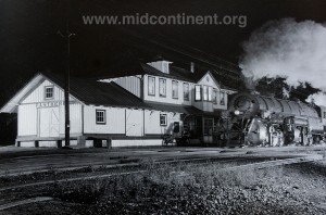 Coal Train Passing the Station, Panther, West Virginia.