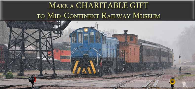 Make a Charitable Gift to Mid-Continent Railway Museum