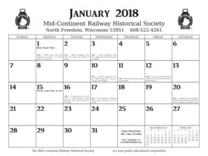 Sample calendar page