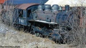 #701 in storage in April 2000. Paul Swanson photo.