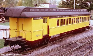 7409 at North Freedom, October 1994. Kodachrome 35mm slide, Paul Swanson photo.