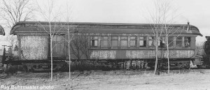 #25 at North Freedom before restoration, February 2, 1964. Ray Buhrmaster photo.