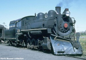 #29 in service on Keweenaw Central between 1967 and 1972.. Kevin Musser collection.