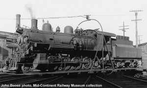 Copper Range #29 on the turntable at Houghton, MI, 8-26-39. J. Boose photo, collection of ??