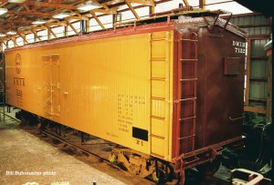 #7122 newly painted in the Car Shop, November 2008.