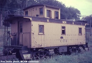 DM&IR #C-74, 1965.  Uptown at North Freedom on the transfer.  Montgomery Ward film. Ron Jones photo, MCRM collection.