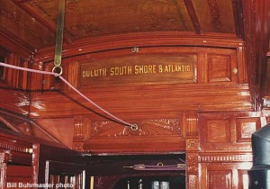 Bulkhead with inlaid lettering. Bill Buhrmaster photo