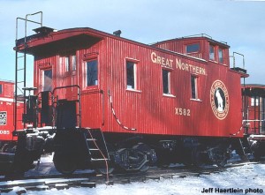 #X582 at North Freedom, November 1981.  Jeff Haertlein photo