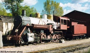 #22 with restored tender, October 2001. Bill Buhrmaster photo.