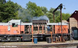 #988 under repair, July 14, 2002.