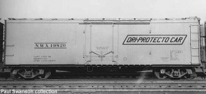 Sister car #19820, c.1960. Rail Data Services photo, no data; Paul Swanson collection
