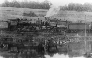 Ontario & Western train wreck