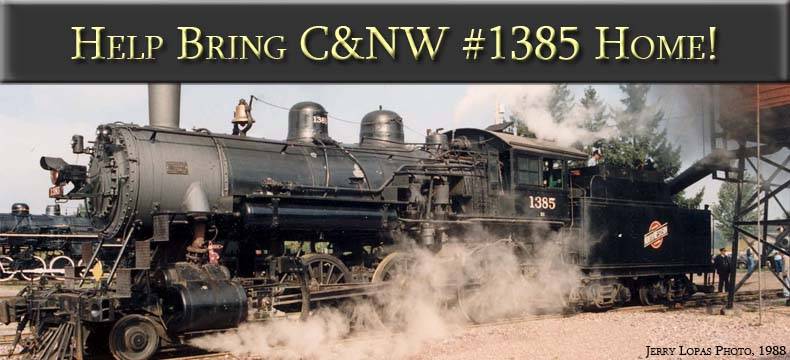 Bring the C&NW #1385 home!