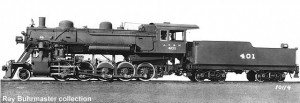 AT&N #401 Baldwin builders photo. Ray Buhrmaster collection